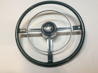 1949 1950 1951 1952 Buick Special Steering Wheel & Horn Ring Vintage