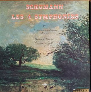 Rare Classic Lp George Szell Schumann Les 4 Symphonies French Columbia Saxf 982