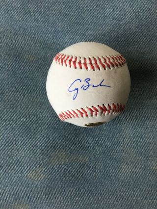 George H.  W.  Bush Signed Autographed Official League Baseball W/coa 41st Potus