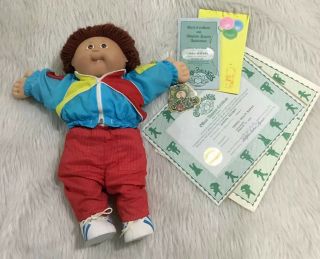 Vintage 1986 Cabbage Patch Kids Doll With Adoption Papers