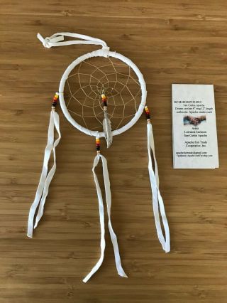 Authentic Apache Craft Dream Catcher Ring 4 " Length 12 " 913