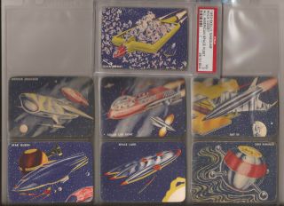 Space Fleet (skelly Oil) - 1953.  7 Cards.