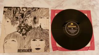 The Beatles Revolver Vinyl Lp Record Album 1966 Dr Robert Parlophone Pmc 7009