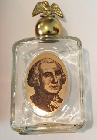 George Washington Avon Empty Bottle W/Eagle Top 5 - 1/2 