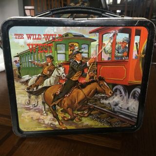1969 The Wild Wild West Tv Show Lunch Box Good Cond.  No Thermos