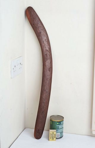 Antique/Vintage Australian Aboriginal Carved Wood Boomerang Western Australia 2