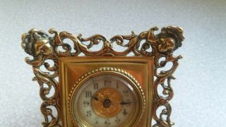 Antique British United Clock Company French Small Mantel Clock 2