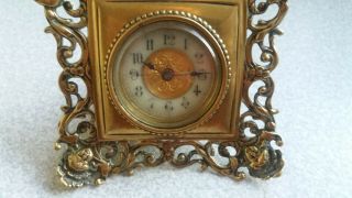 Antique British United Clock Company French Small Mantel Clock 3