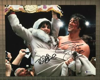 Sylvester Stallone Signed 11x14 Rocky Photo Autographed Auto Beckett Bas Loa