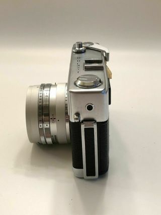 Minolta HI - MATIC - 9 Easy Flash Film Camera.  Rokkor - PF 45mm f1.  7 Vintage 659773 F/S 2