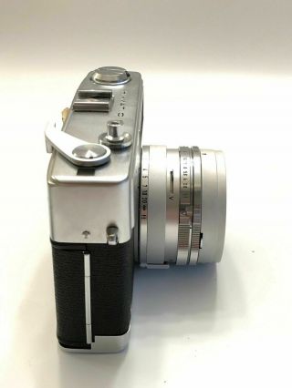 Minolta HI - MATIC - 9 Easy Flash Film Camera.  Rokkor - PF 45mm f1.  7 Vintage 659773 F/S 3