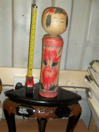 Large Vintage Japanese Hand Made Wood Kokeshi Doll,  Great Christmas Presents
