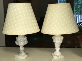 Vintage Alabaster Boudoir Lamps,  Similar Styles