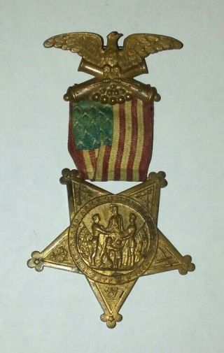 Us Civil War Veterans 1861 - 1865 Gar Grand Army Of The Republic Membership Medal