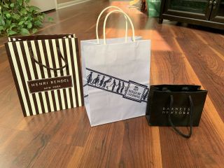 Own A Piece Of Ny Barneys Of Ny,  Bergdorf Goodman & Henri Bendel Shopping Bags
