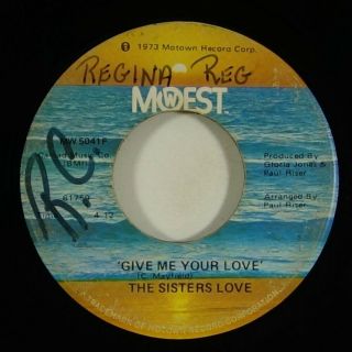 Sisters Love " Give Me Your Love " Soul Funk 45 Mowest Mp3