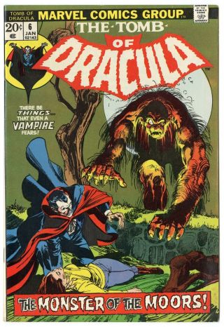 Tomb Of Dracula 8 Vf/nm 9.  0 Ow/white Pages Marvel 1973