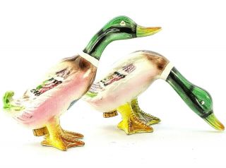 Vintage Birds Salt And Pepper Shakers Japan Collectible Geese Shaker Set