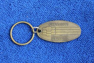 Brass Chevrolet Key Case Key Chain Accessory Camaro Impala Vette Truck Tahoe Ss