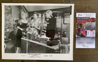 Katharine Hepburn & Spencer Tracy Desk Set Signed 1957 Movie Still Photo Jsa