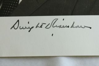 Dwight Eisenhower & Mrs.  Eisenhower Autographed Photos W/ Envelope 1956 3