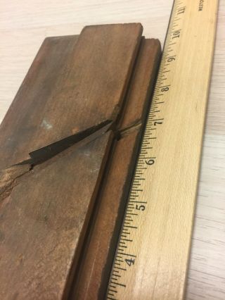 Rare Sandusky Ohio Tool 1/2” 99 Wood Moulding Plane T215 2