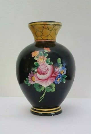 Roger Colas Clamecy French Ceramic Floral Vase 2