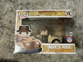 Indy’s Ride Funko Pop Indiana Jones Nycc Exclusive
