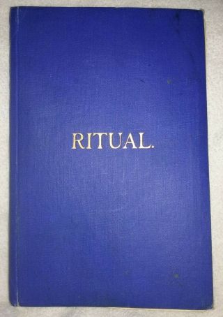 Rare 1884 Gar Antique Book " Ritual " Grand Army Of The Republic