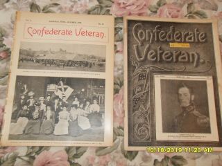 2 Confederate Veteran Magazines Oct.  1899 & Feb.  1926