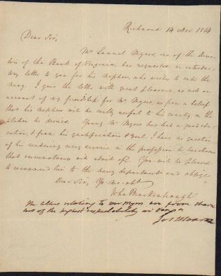 James Monroe Rare Signed 1814 Letter President Autograph