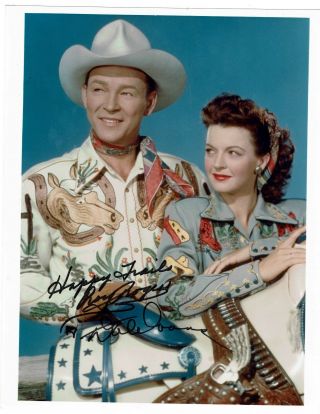 Roy Rogers & Dale Evans Autographed Photo