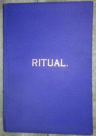 Rare 1889 Gar Antique Book " Ritual " Grand Army Of The Republic