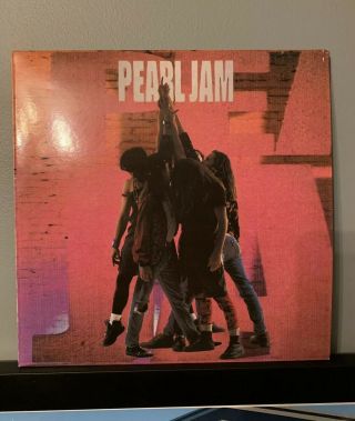 Pearl Jam Ten True First Greek Vinyl Press 1991 Epc 468884 1 Near