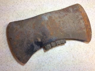 Vintage Antique Double Axe Head Logging Felling Old Tool “true Temper Flint Edge