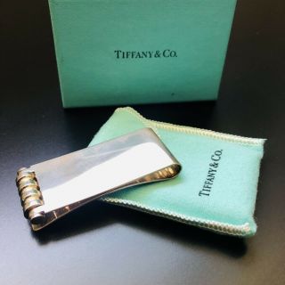 Vintage Tiffany & Co.  Paloma Picasso Sterling Silver Roller Money Clip W/box
