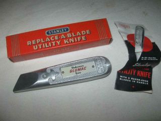 Vintage Stanley No.  199 Replace - A - Blade Utility Knife,  Nos,  Ad Giveaway