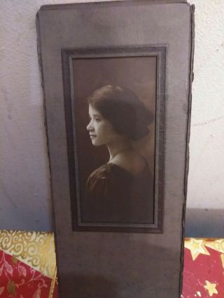 African American Female 1920s In A Cardboard Frame