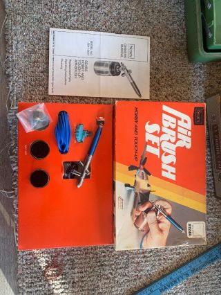 Sears Vintage Airbrush Set Model 364 - 15504 Looks Hobby Touch Up
