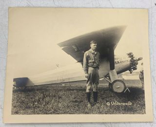 Charles Lindbergh Signed 8x10 Photo Psa/dna Certified Ready To Frame