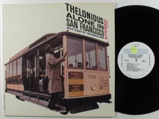 Thelonious Monk Alone In San Francisco Riverside Lp Vg,  /vg,