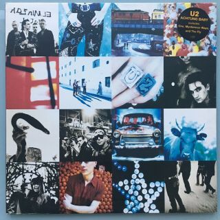 U2 Achtung Baby 1991 Uk 1st Uncensored Adam Sleeve U28 510347 - 1 Vinyl Lp Rare