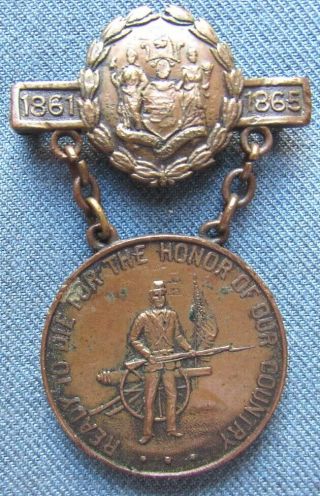 State Of Jersey Civil War Veteran Medal,  1250