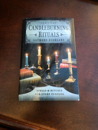 Practical Candle Burning Rituals By Raymond Buckland Wicca Pagan Metaphysical