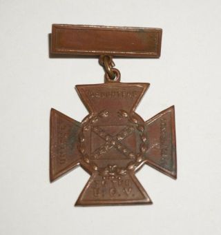Udc Southern Cross Of Honor Medal Crankshaw Of Atlanta 1st Issue Civil War M3857