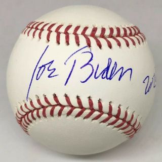 Joe Biden Signed Autographed Mlb Baseball Vice President 2020 A W/ Exact Proof 2