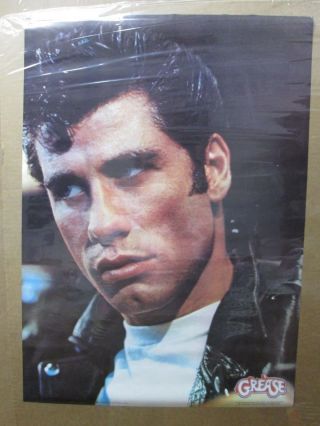 Grease Vintage Poster John Travolta Actor 1978 Inv 2481