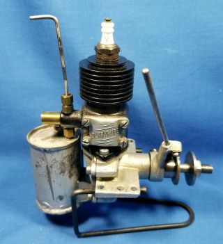 Vintage 1938 Dennymite Special II Model Spark Ignition CL/FF Engine (Round Head) 2