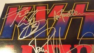 Signed Kiss Alive II Album Gene Simmons Paul Stanley Ace Frehley Peter Criss 2