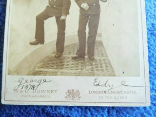 King George V and Prince Albert rare double signed photo 2